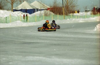 Retour dans le passé - Karting sur Glace, Granby 2000