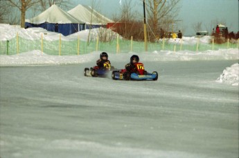 Retour dans le passé - Karting sur Glace, Granby 2000