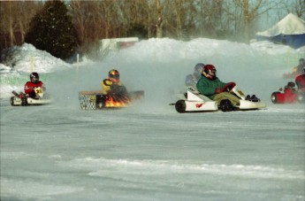 Retour dans le passé - Karting sur Glace, Granby 2000