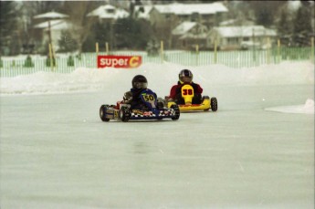 Retour dans le passé - Karting sur Glace, Granby 2000