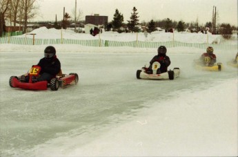 Retour dans le passé - Karting sur Glace, Granby 2000