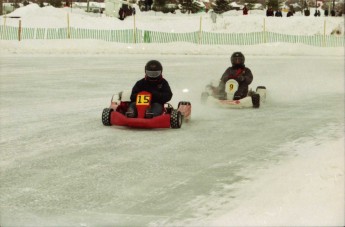 Retour dans le passé - Karting sur Glace, Granby 2000