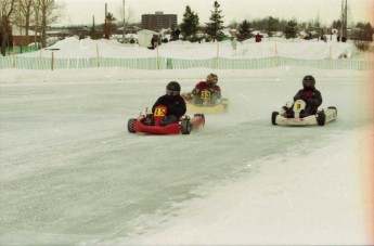 Retour dans le passé - Karting sur Glace, Granby 2000