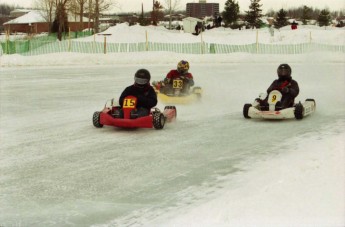 Retour dans le passé - Karting sur Glace, Granby 2000