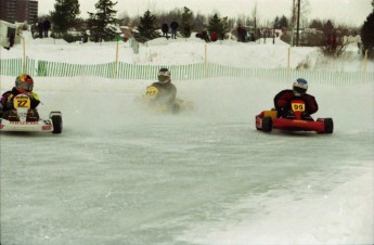 Retour dans le passé - Karting sur Glace, Granby 2000