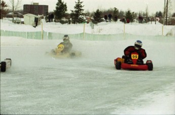 Retour dans le passé - Karting sur Glace, Granby 2000