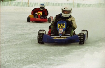 Retour dans le passé - Karting sur Glace, Granby 2000