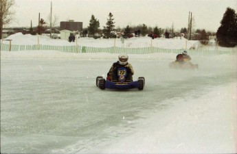 Retour dans le passé - Karting sur Glace, Granby 2000