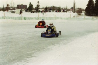 Retour dans le passé - Karting sur Glace, Granby 2000