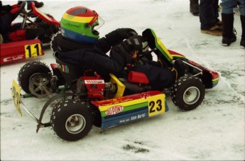 Retour dans le passé - Karting sur Glace, Granby 2000