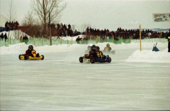 Retour dans le passé - Karting sur Glace, Granby 2000