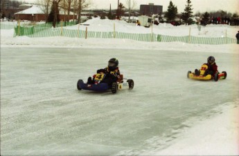 Retour dans le passé - Karting sur Glace, Granby 2000