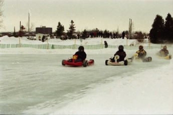 Retour dans le passé - Karting sur Glace, Granby 2000