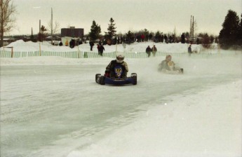 Retour dans le passé - Karting sur Glace, Granby 2000