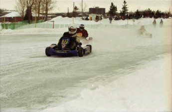 Retour dans le passé - Karting sur Glace, Granby 2000