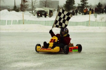 Retour dans le passé - Karting sur Glace, Granby 2000