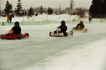 Retour dans le passé - Karting sur Glace, Granby 2000