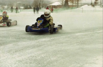 Retour dans le passé - Karting sur Glace, Granby 2000