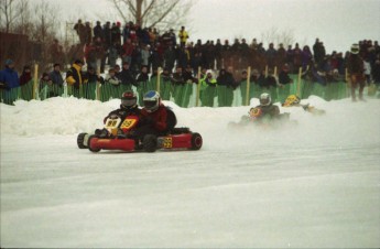 Retour dans le passé - Karting sur Glace, Granby 2000