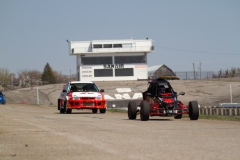 Lapping (en mode rallye) à Sanair - Avril