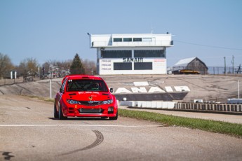 Lapping (en mode rallye) à Sanair - Avril