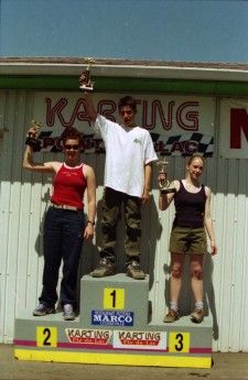 Retour dans le passé - Karting à Pointe-du-Lac 1999