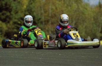 Retour dans le passé - Karting à Grand-Mère - octobre 1993