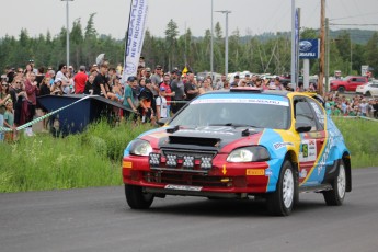 Rallye Baie-des-Chaleurs 2023 (shakedown et départ)