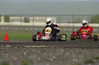 Retour dans le passé - Karting à Sanair - printemps 1993