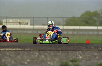 Retour dans le passé - Karting à Sanair - printemps 1993