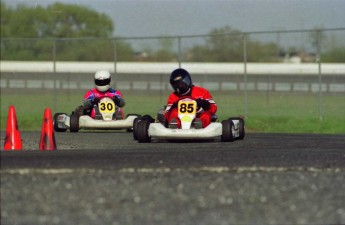 Retour dans le passé - Karting à Sanair - printemps 1993