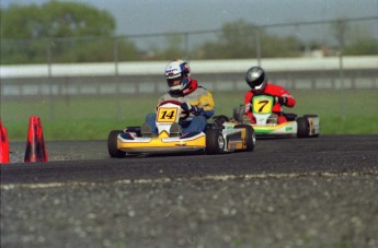 Retour dans le passé - Karting à Sanair - printemps 1993