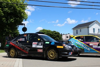 Rallye Baie-des-Chaleurs - Préparatifs et départ protocolaire