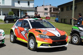 Rallye Baie-des-Chaleurs - Préparatifs et départ protocolaire