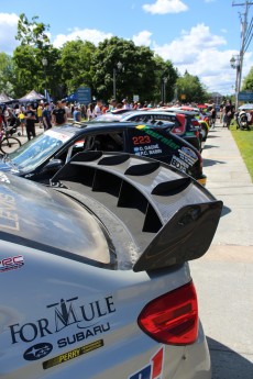 Rallye Baie-des-Chaleurs - Préparatifs et départ protocolaire