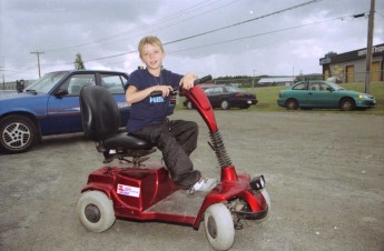 Retour dans le passé - Karting à Grand-Mère - juillet 2003
