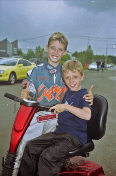 Retour dans le passé - Karting à Grand-Mère - juillet 2003