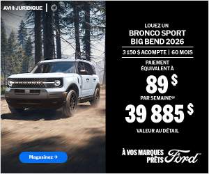 Bronco Sport� 2026 �quiper et obtenir un prix | Ford.ca